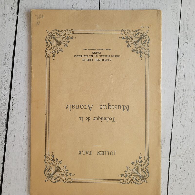 کتاب musique atanale