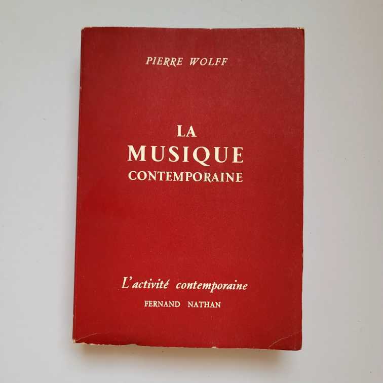 کتاب la musique contemporaine 1954