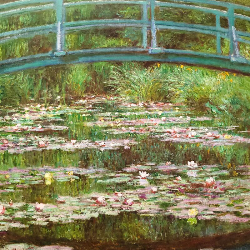 پوستر نقاشی lilies of the lake