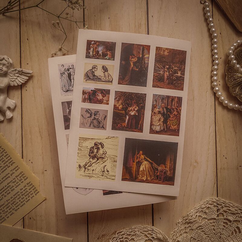استیکر vintage love